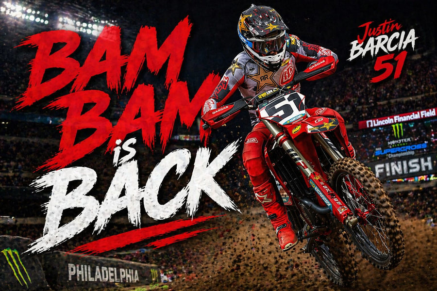 Bam Bam is Back: Justin Barcia Returns for Philadelphia Supercross
