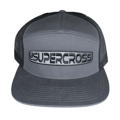 Supercross Snapback Hat | Gray Front Supercross panel