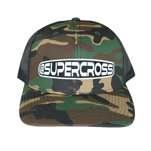 Supercross Snapback Hat| Moto Camo Snapback