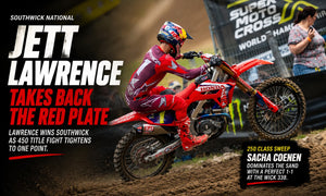 Jett Lawrence Reclaims the Red Plate at Southwick as Sacha Coenen Sweeps the Sand