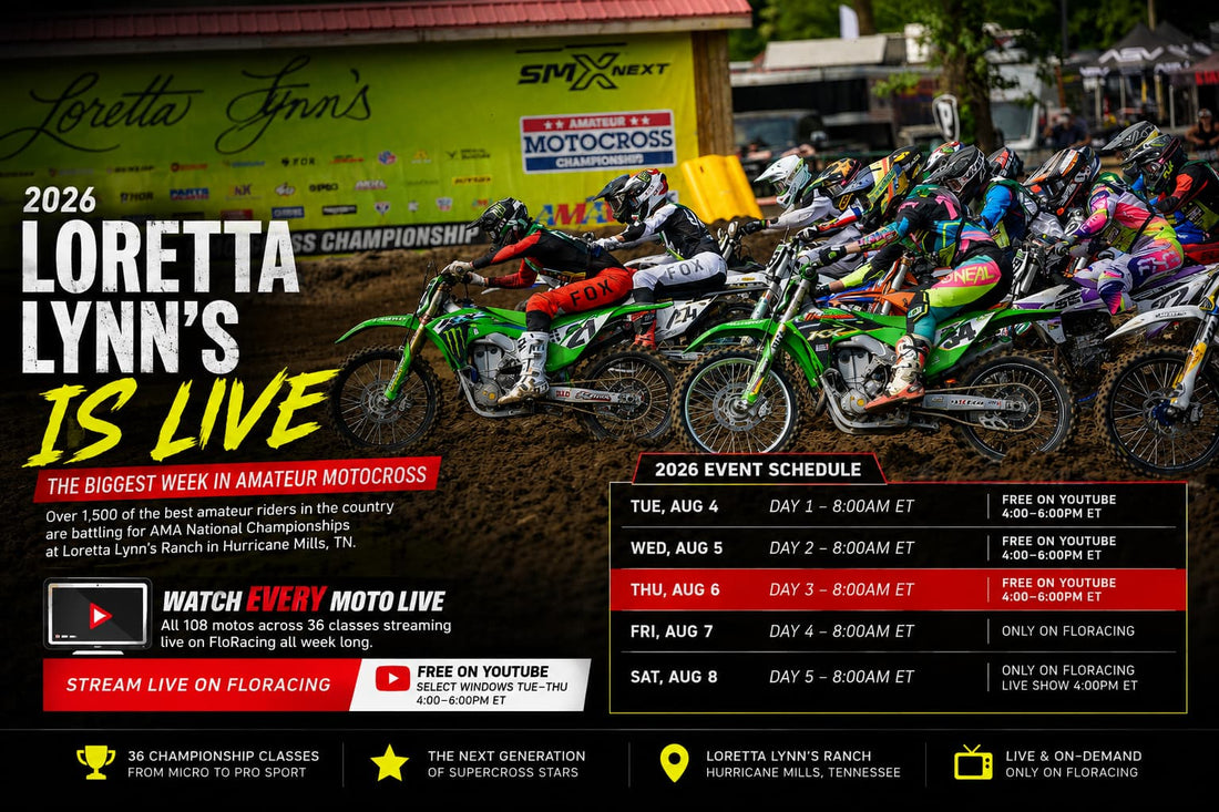 2026 Loretta Lynn’s Amateur National: Schedule, Streaming and How to Watch