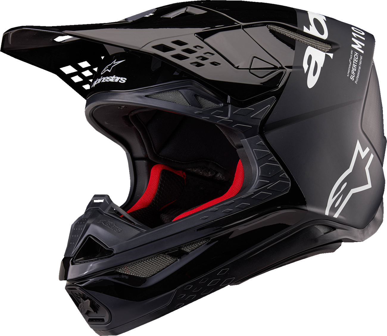 ALPINESTARS Supertech M10 Helmet - Flood - MIPS® - Black/Dark Gray - XS 8301023-1310-XS