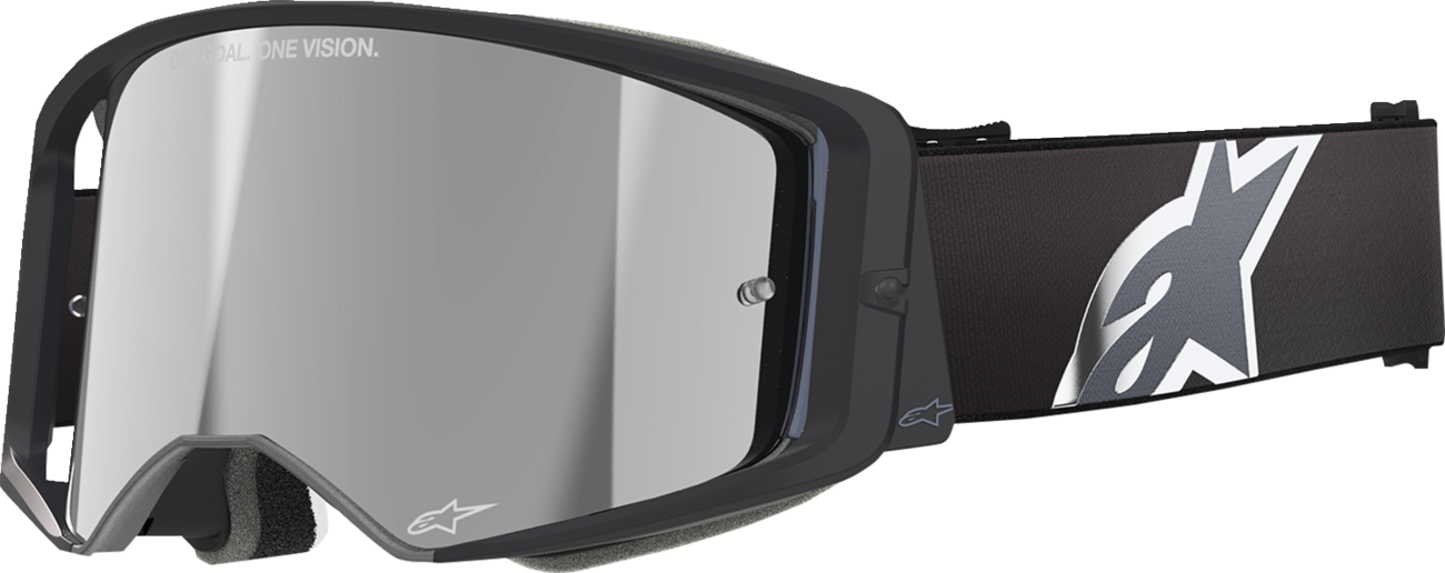 ALPINESTARS GOGGLES Supertech Goggle - Corp - Black - ABS Vision - Gray Mirror Lens 5100325-1513