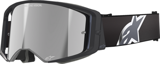 ALPINESTARS GOGGLES Supertech Goggle - Corp - Black - ABS Vision - Gray Mirror Lens 5100325-1513