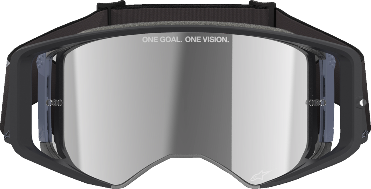 ALPINESTARS GOGGLES Supertech Goggle - Corp - Black - ABS Vision - Gray Mirror Lens 5100325-1513