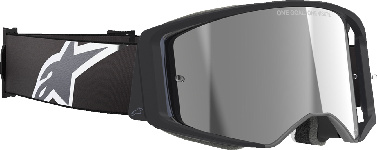ALPINESTARS GOGGLES Supertech Goggle - Corp - Black - ABS Vision - Gray Mirror Lens 5100325-1513