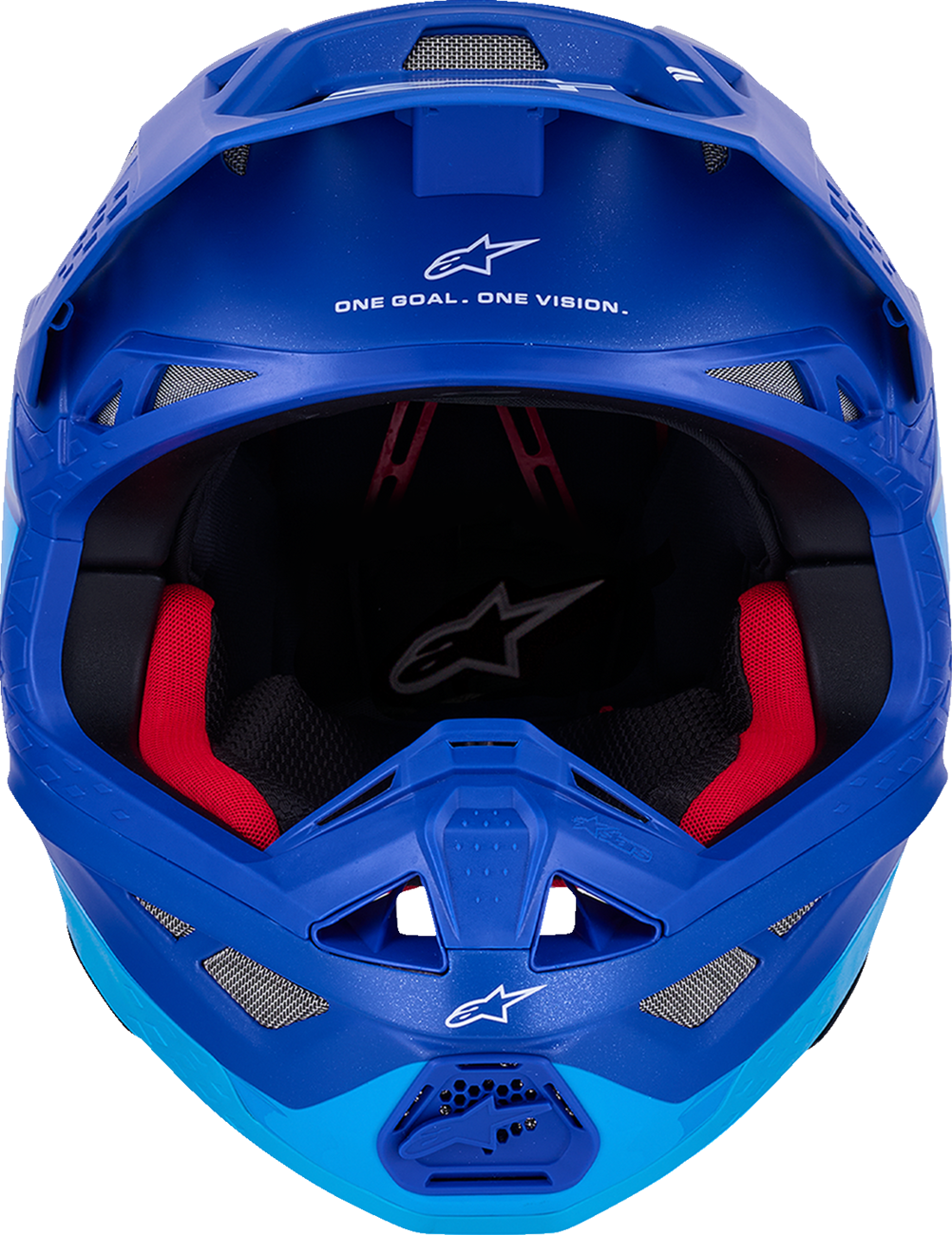 ALPINESTARS Supertech M10 Helmet - Flood - MIPS® - Blue/Black Carbon - Large 8301023-7282-L