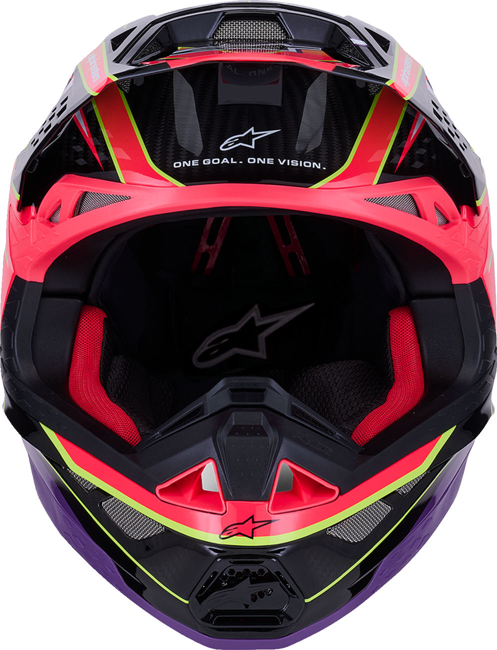 ALPINESTARS Supertech M10 Helmet - MIPS® - Era - Gloss Pink/Violet/Yellow Fluo - XS 8301223-3145-XS