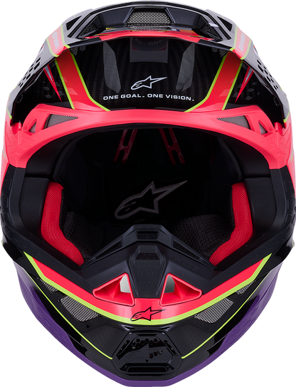 ALPINESTARS Supertech M10 Helmet - MIPS® - Era - Gloss Pink/Violet/Yellow Fluo - XS 8301223-3145-XS