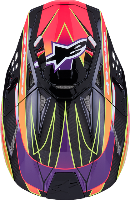 ALPINESTARS Supertech M10 Helmet - MIPS® - Era - Gloss Pink/Violet/Yellow Fluo - XS 8301223-3145-XS