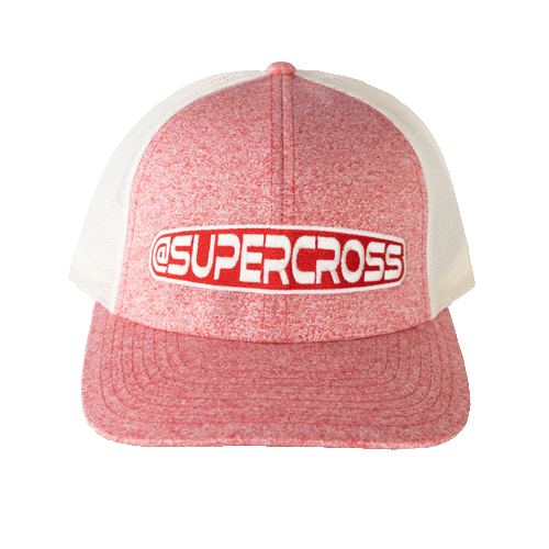 Supercross Snapback Hat | Heather Red