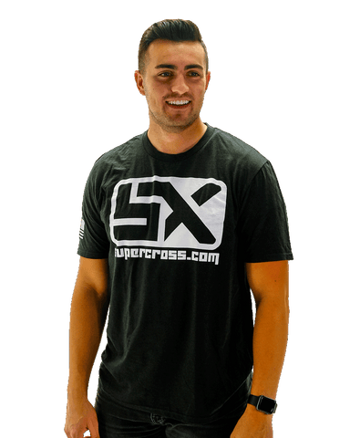 Supercrosscom T-shirt Black | Black SX Block Tee