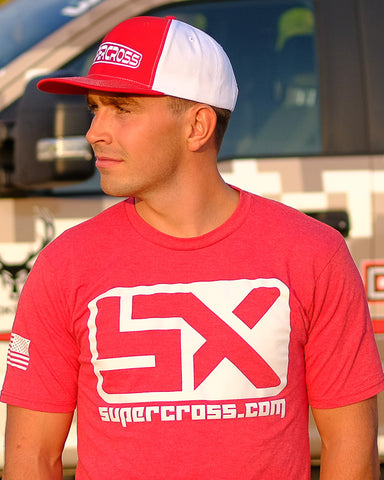 Supercross Snapback Hat | Supercross RED